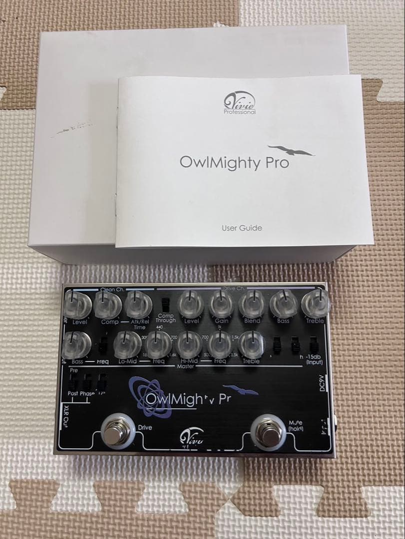 廃盤・生産終了　Vivie OwlMighty Pro ベースプリアンプ