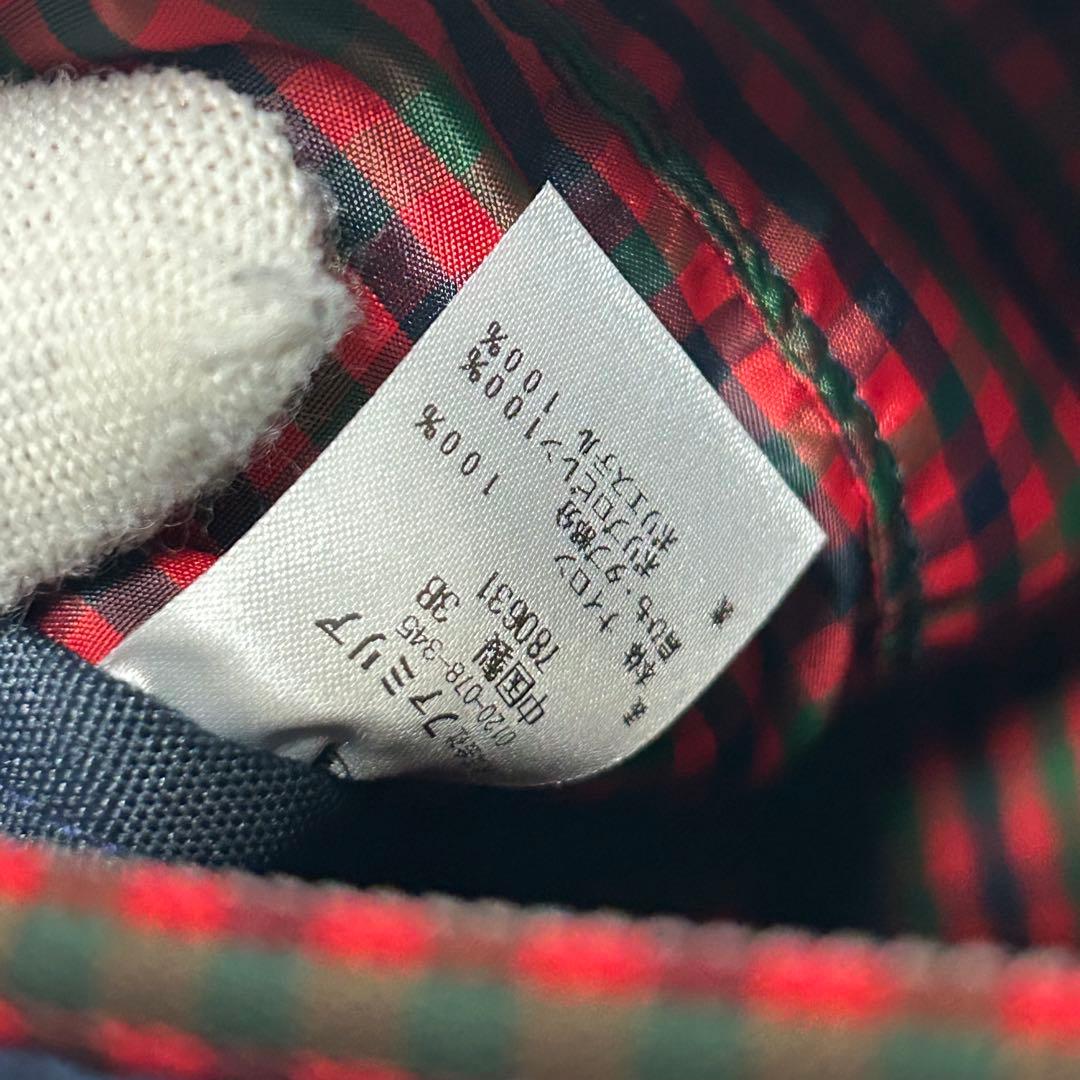 【新品未使用✨タグ付き/ダンロップコラボ】ファミリア　ショルダーバッグ　ネイビー