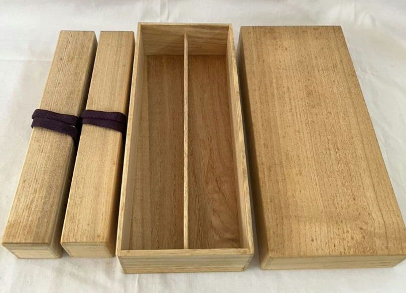 茶杓 2本セット 銘『花曇り』銘『深山路』 大徳寺 龍源院 細合喝堂和尚 茶道具