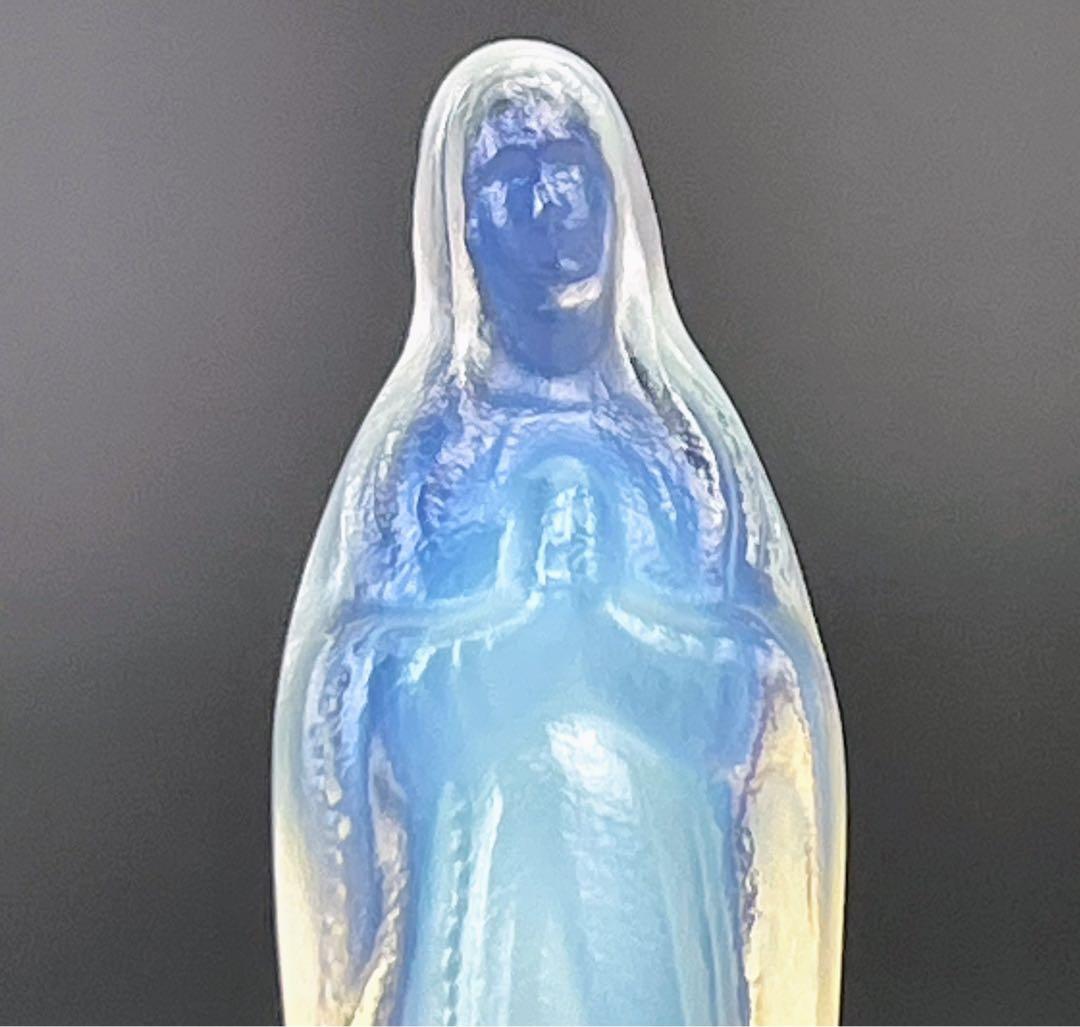 【美品】Sabino サビノ オパールセント 聖母 マリア像 ぺーパーウェイト