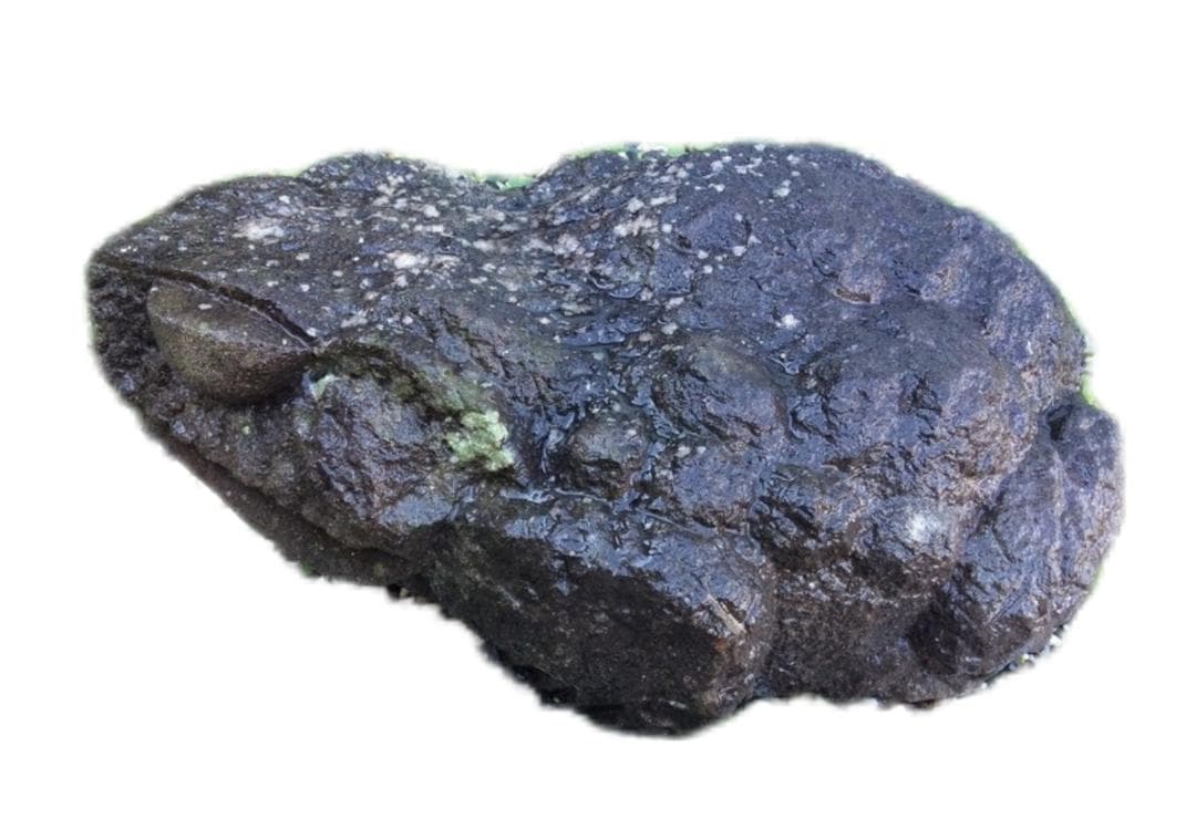 石彫刻の蛙 置物 全長約50cm オブジェ 縁起物 庭石 庭園 飾り 蛙石像