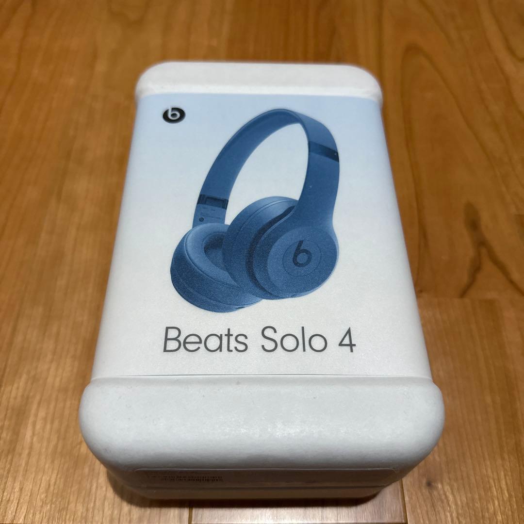 Beats Solo 4 ワイヤレスヘッドフォン 青 スレートブルー