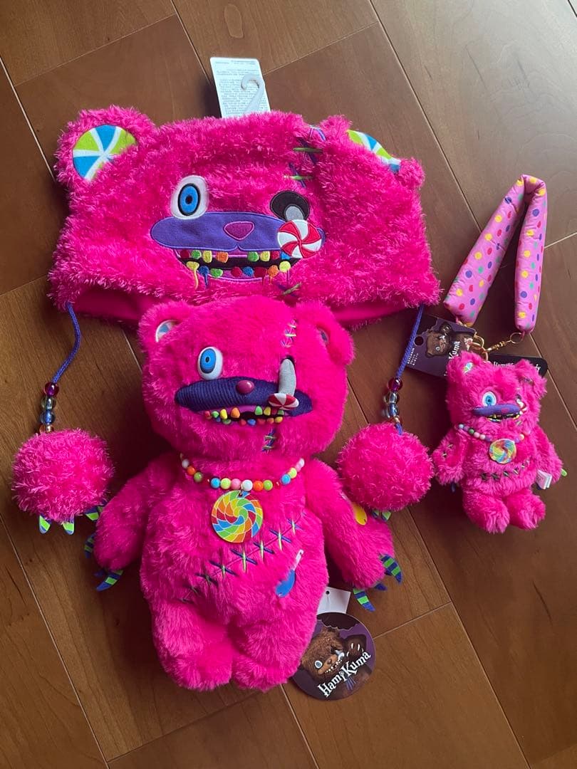 当日発送可 新品 usj ハミクマキャンディ ぬいぐるみ キーチェーン ハット