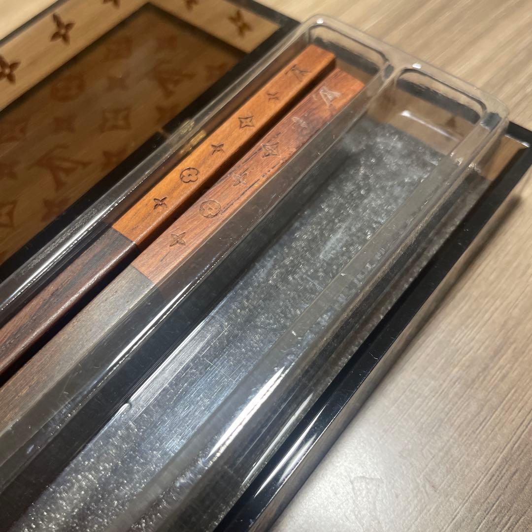 訳ありルイ・ヴィトン モノグラム非売品希少箸箱セール！