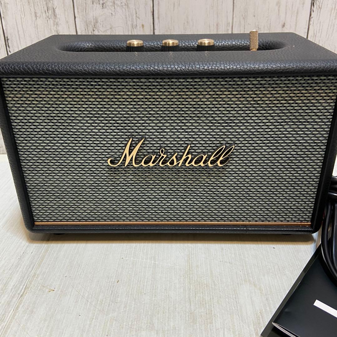美品⭐️マーシャル Acton III ブラック ワイヤレススピーカー