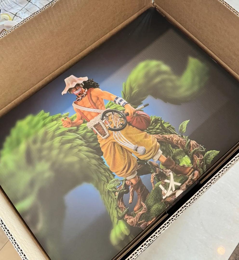 ワンピース ウソップ 衝撃狼草 セット ガレージキット フィギュア