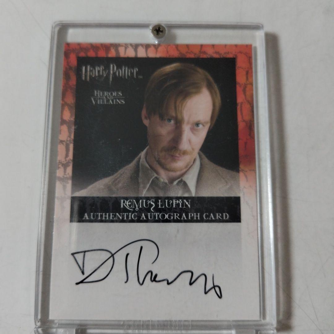 ハリーポッター HarryPotter リーマス・ルーピン 直筆サインカード