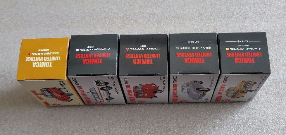 【未使用】トミカリミテッドヴィンテージ　5周年記念　5台　まとめ売り