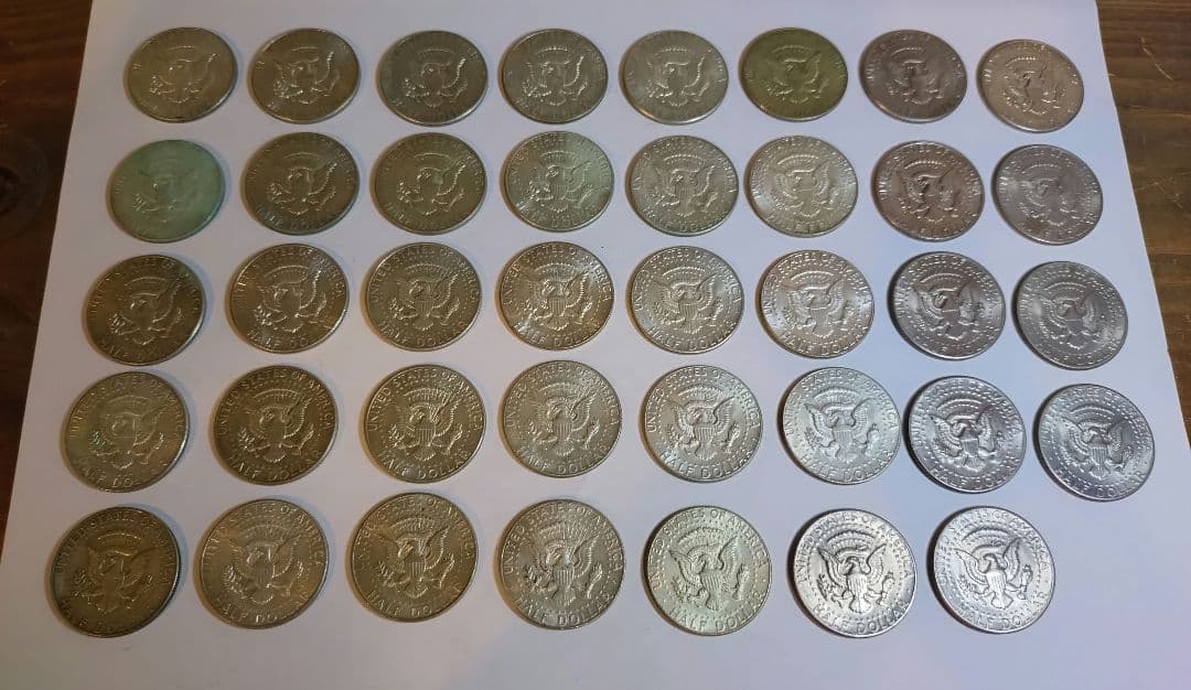 ケネディハーフダラー 39枚セット アメリカ硬貨