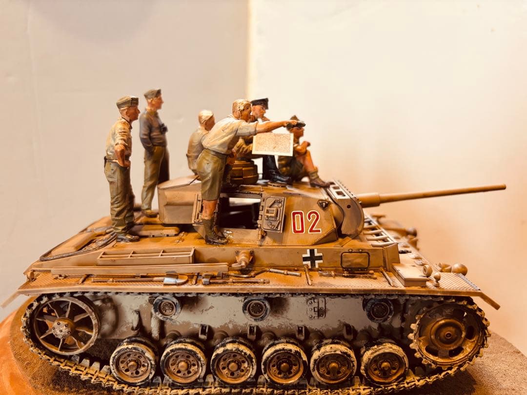 1／35 ドイツアフリカ軍団ロンメル将軍と幕僚達