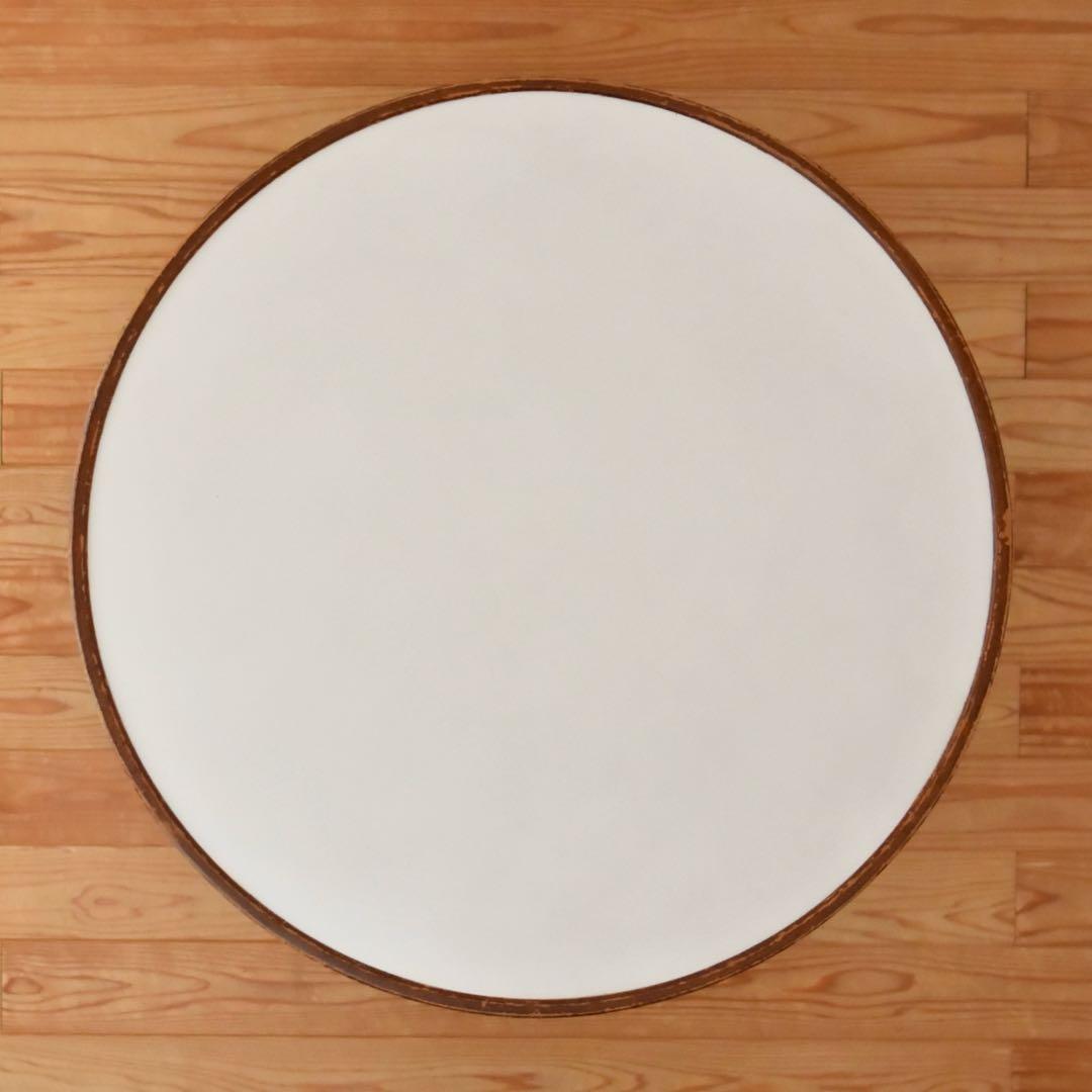 秋田木工　テーブル　丸　橅　曲木　カフェテーブル