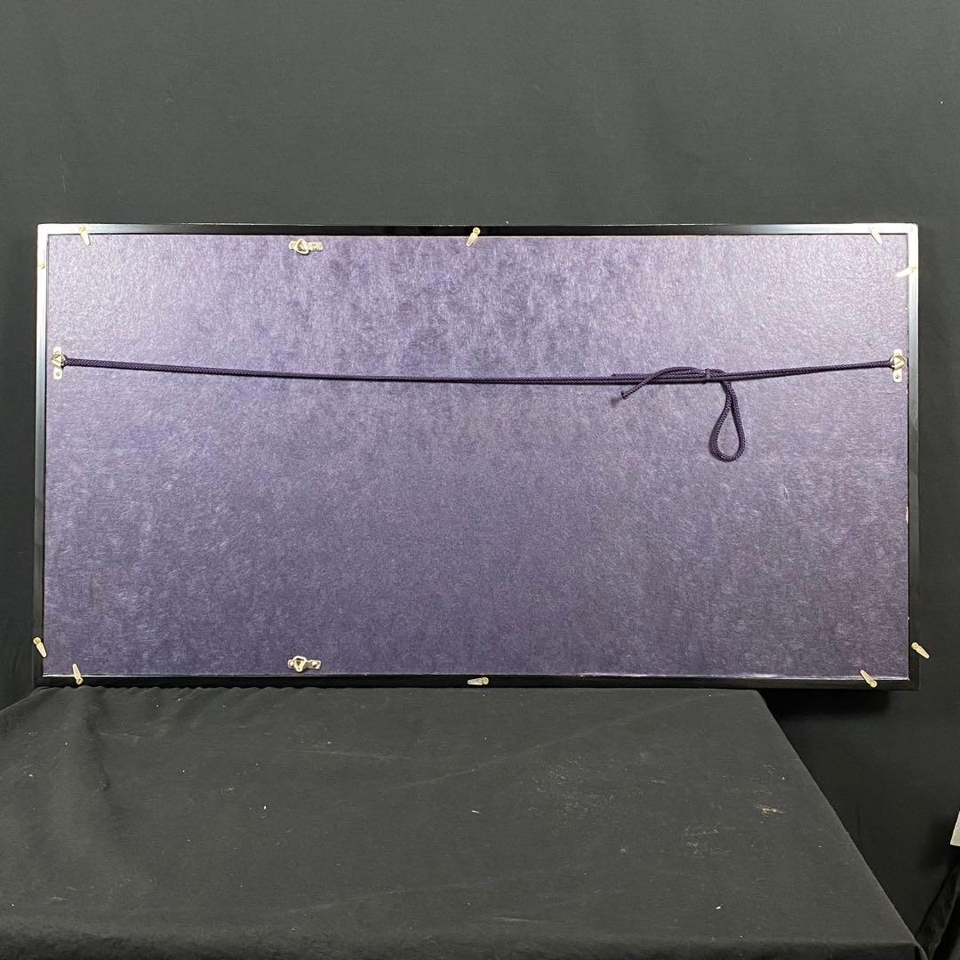 5098■尾形光琳 燕子花図 複製品 額装 左隻