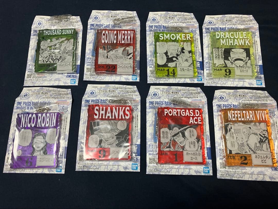 ONE PIECE BASE SHOP アクリルブロック　ゴーイングメリー号 他