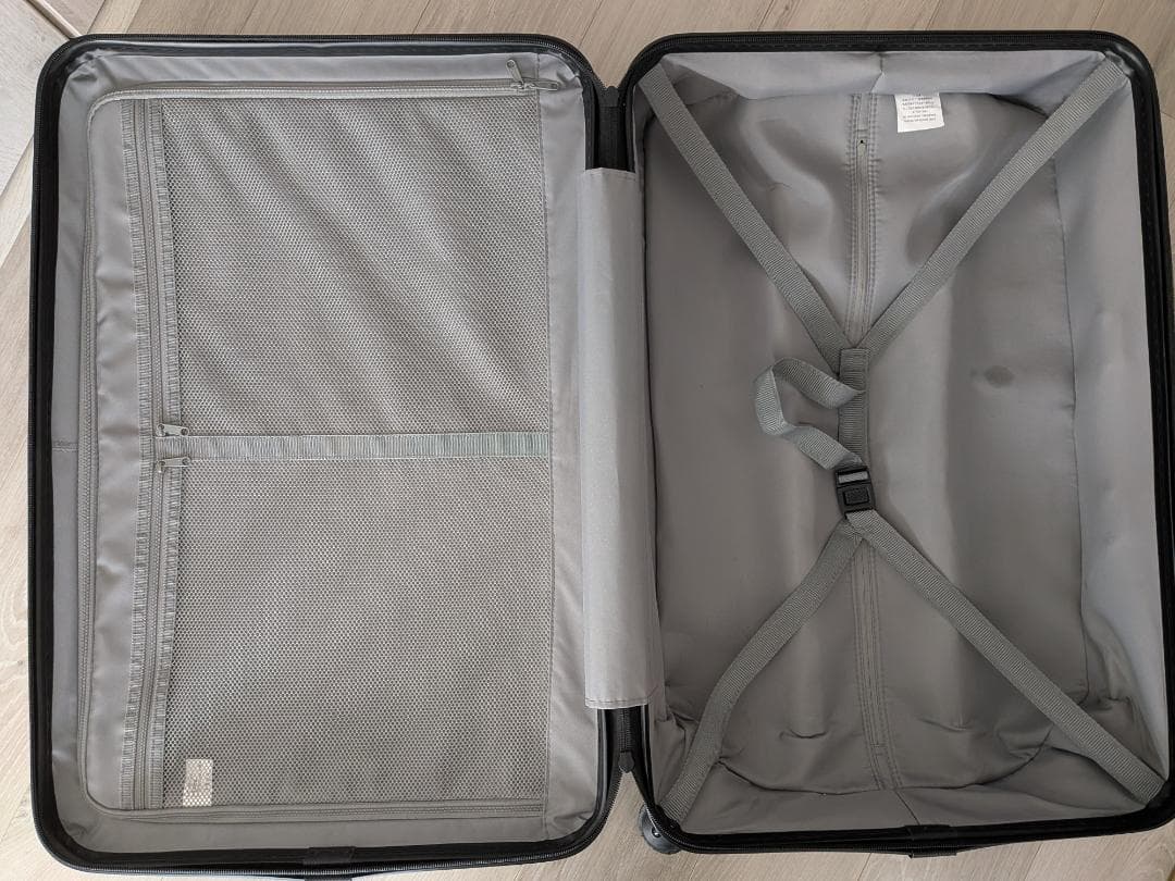 MUJI 無印良品 ストッパー付きハードキャリーケース 60L スーツケース