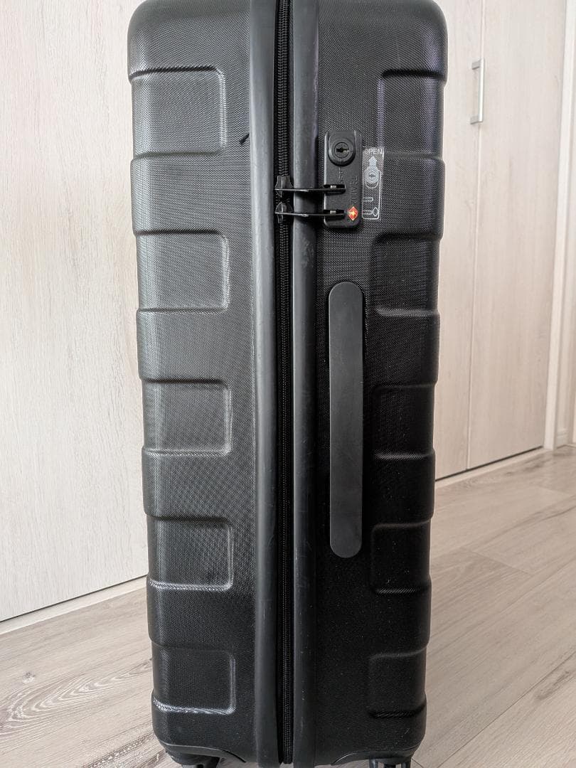 MUJI 無印良品 ストッパー付きハードキャリーケース 60L スーツケース
