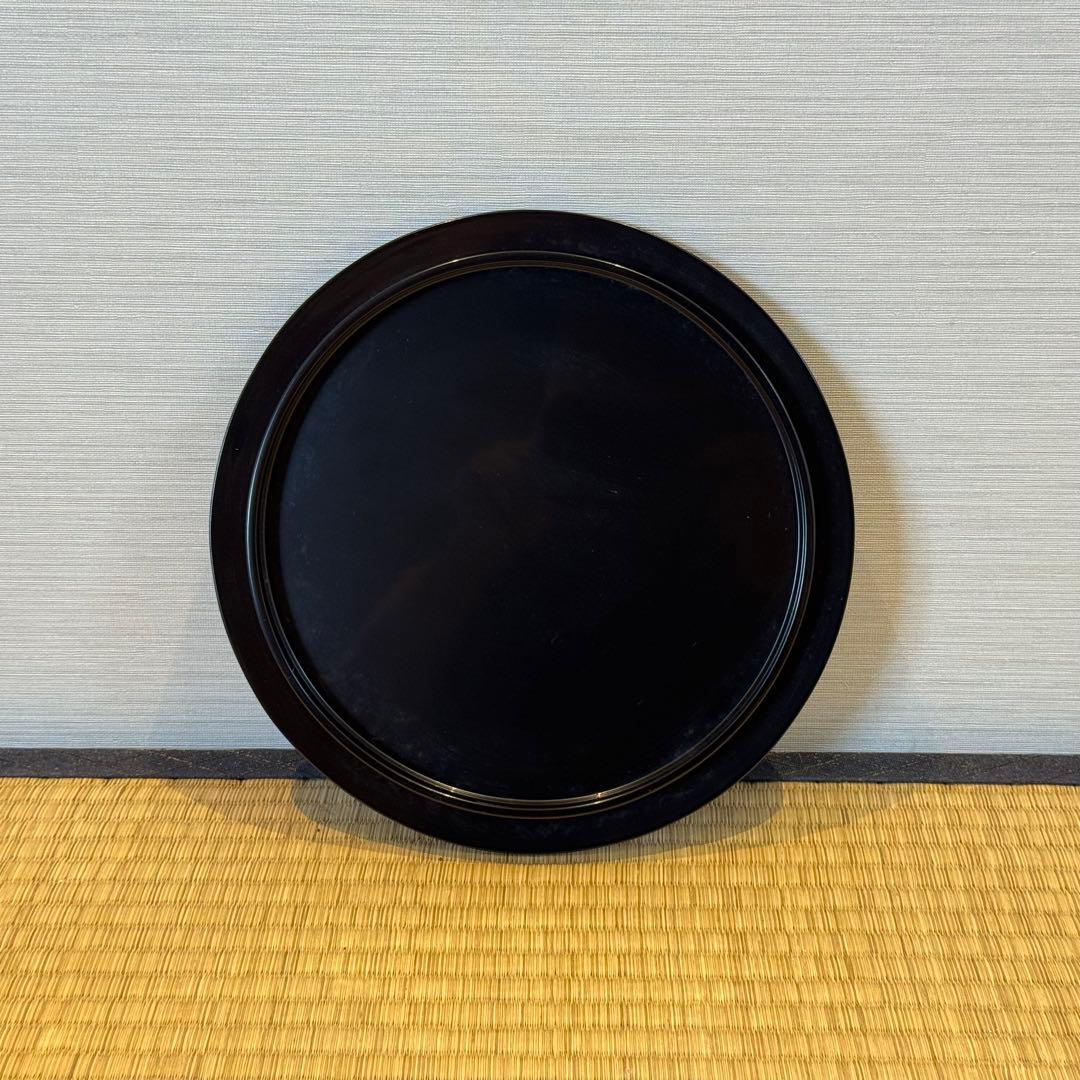 漆匠 鈴木表朔 作 利休形 両次 一組 共箱 本堅地塗器 茶懐石道具 美品