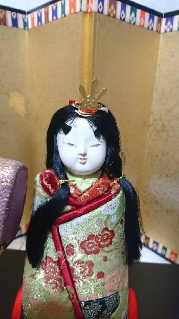 光月作 木目込人形 雛人形 ケースなし