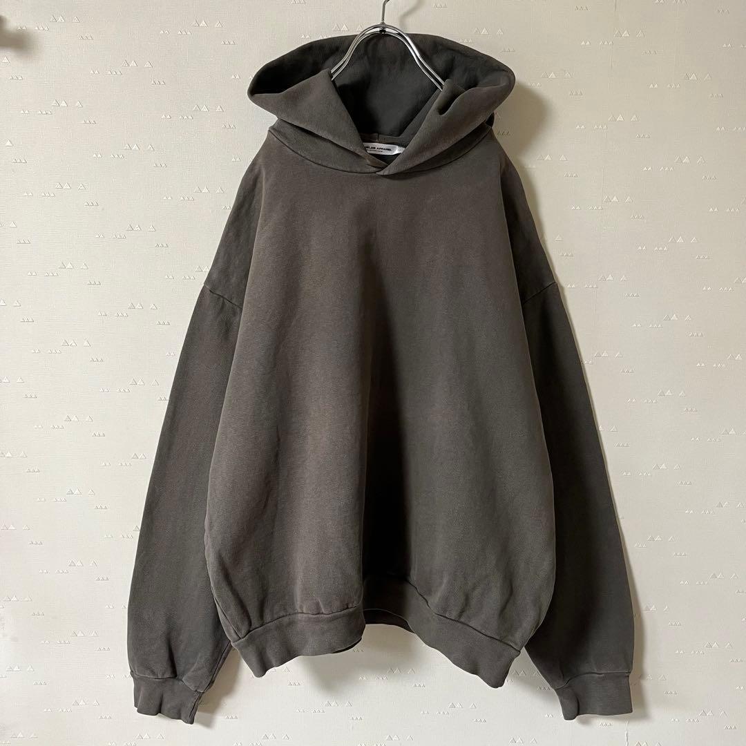 USA製 古着 ロサンゼルスアパレル ブラック フェード スウェット パーカー