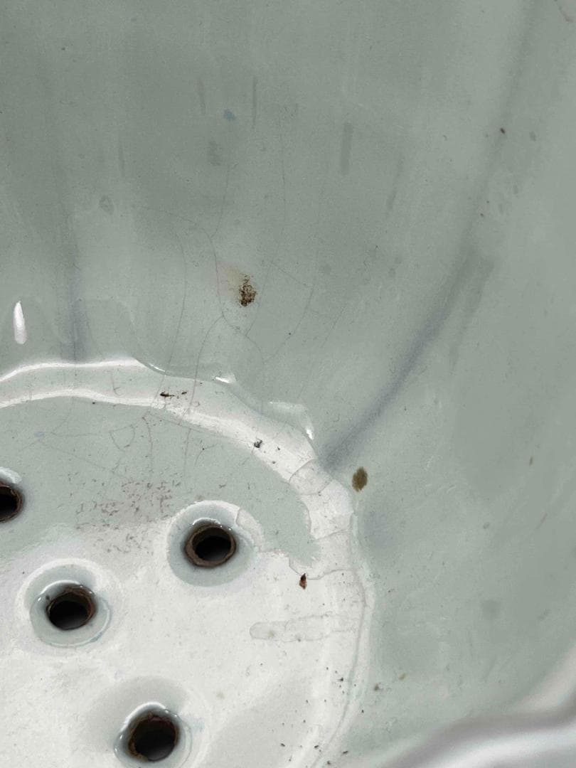 北宋時代 鈞窯　天青紫紅釉葵口盆　花入れ　鉢植え　窯変釉　辰砂(B-30)