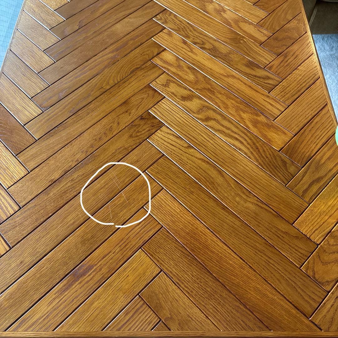 ばじ　アクメファニチャー ダイニングテーブル　ヘリンボーン　ACME