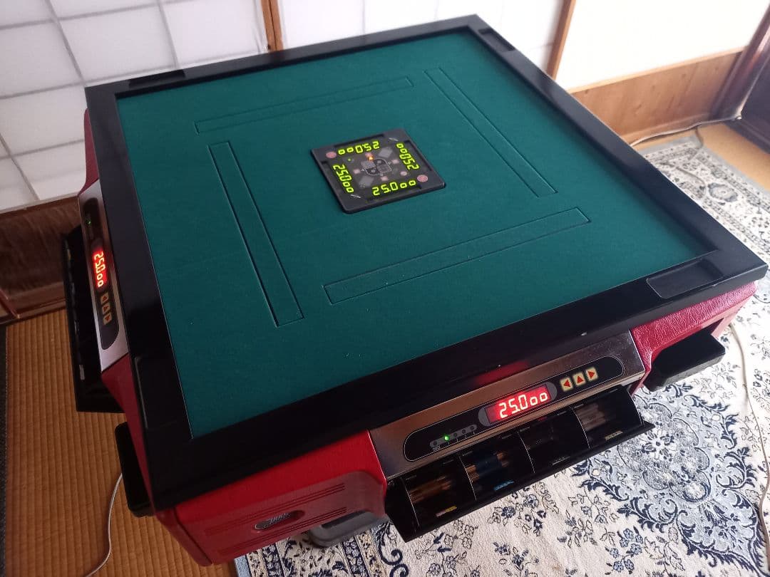 全自動麻雀卓　センチュリーPAL　デジコロンCF 50Hz仕様？　牌皿無し