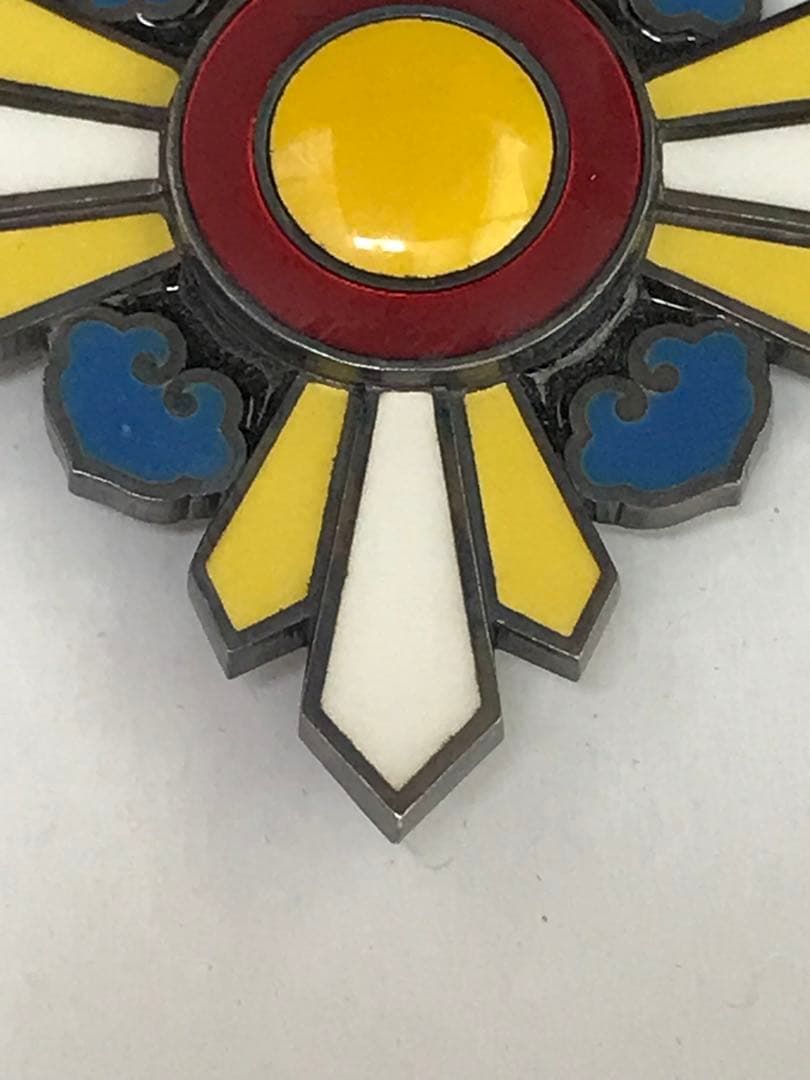 ☆希少品☆満州国勲章 満州国 勲六位景雲章 旧日本軍 　勲章　I.1236