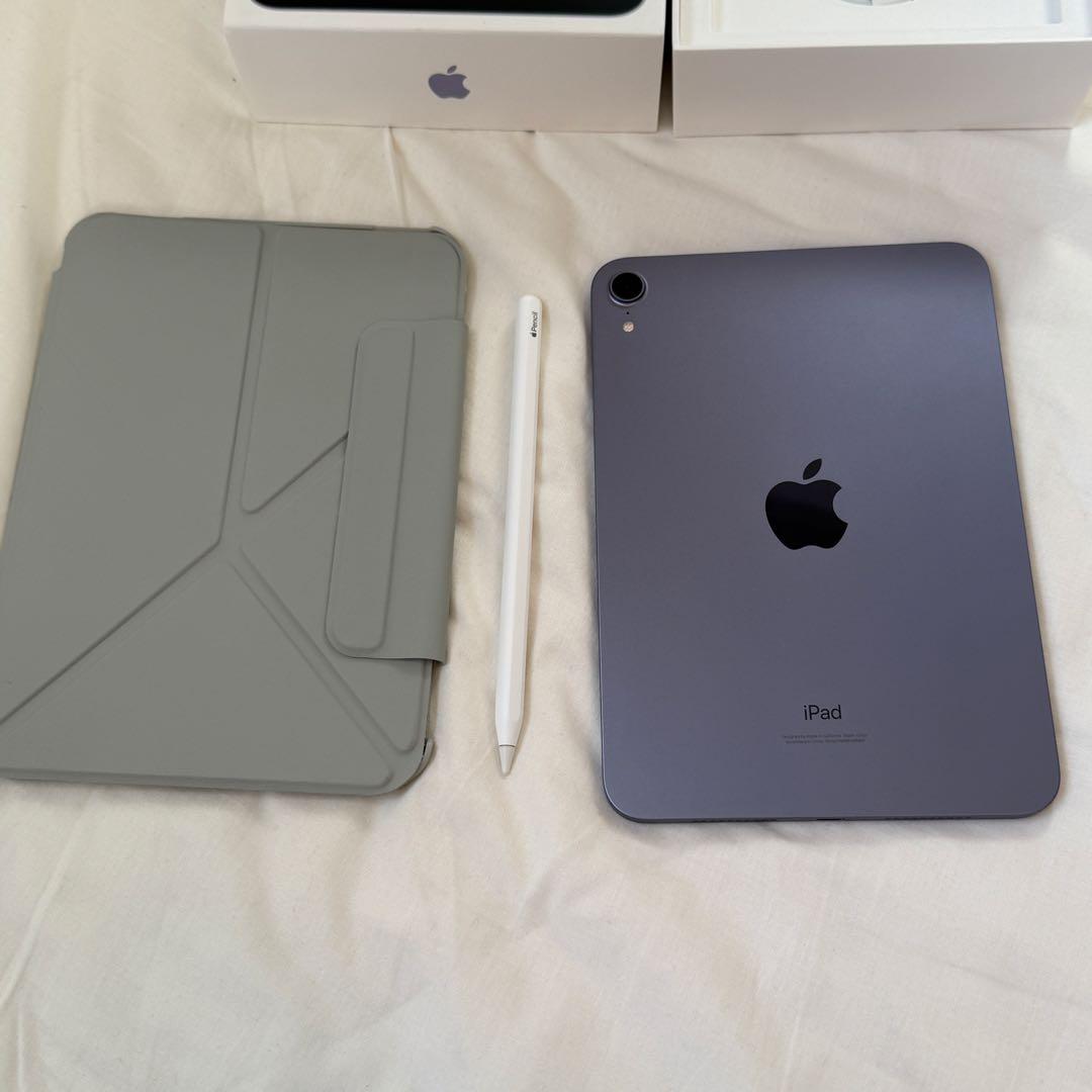 【残量100%】 iPad mini6 256GBパープル 極美品