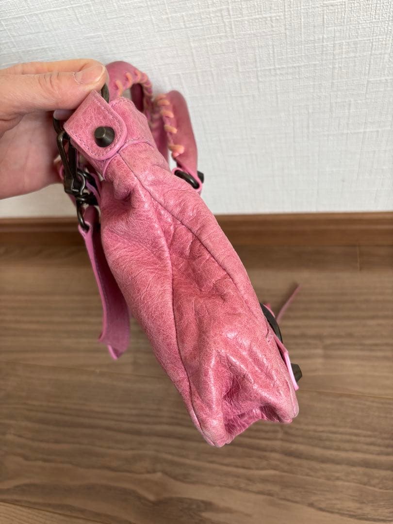 バレンシアガ　シティ　2wayバッグ　ピンク