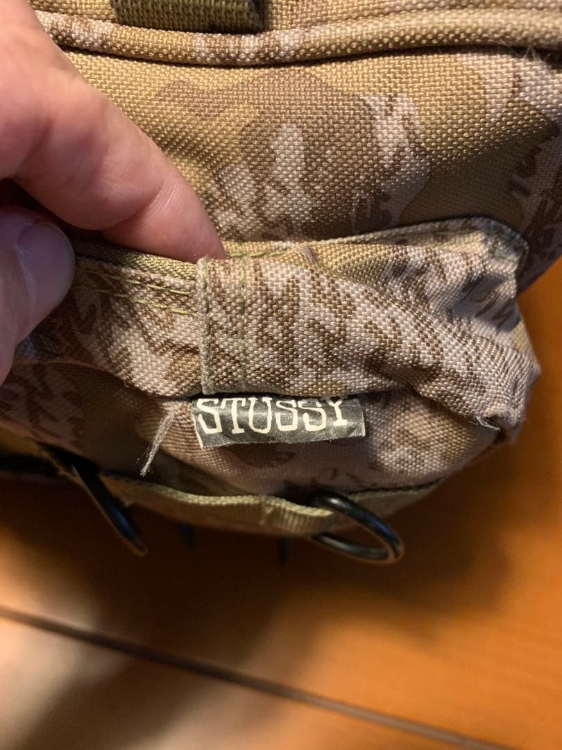 STUSSY 迷彩柄 レコードバッグ
