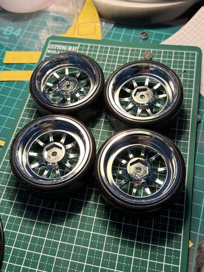 overdose オフセット9 ホイール　ヨコモ　タミヤ