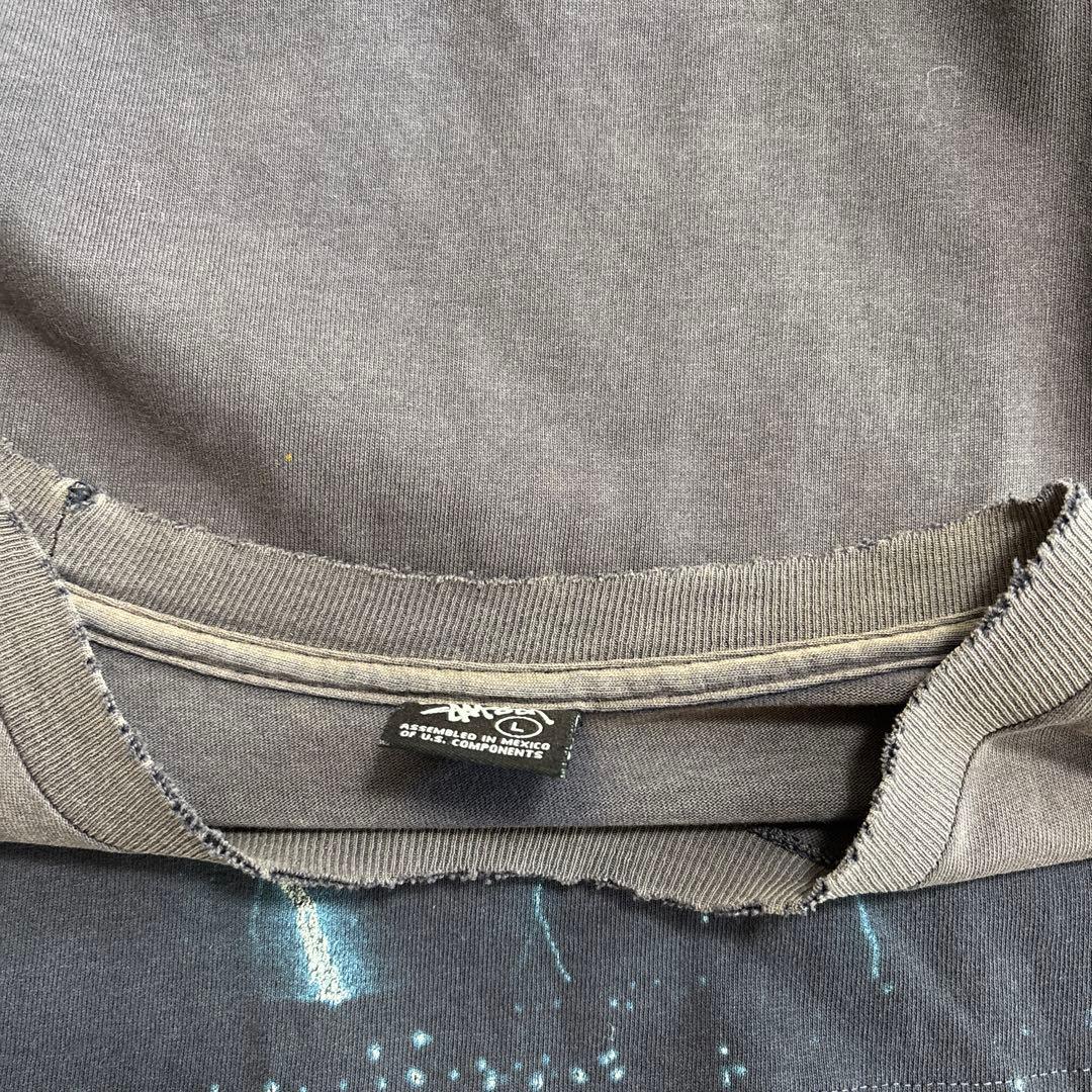 Stussy 雷グラフィック Tシャツ Lサイズ