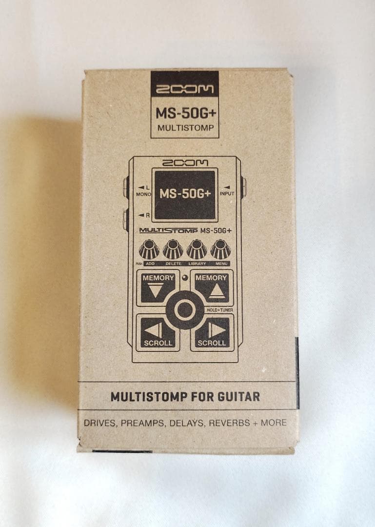 【ほぼ新品状態】ZOOM MS-50G+ 【+500円でアダプタ付属】