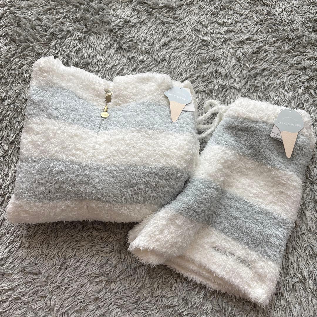 【新品未使用】タグ付き ジェラートピケ ルームウェア 上下セット