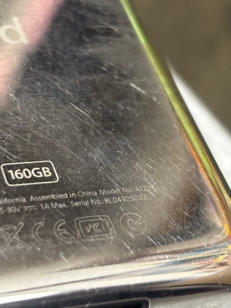 ポータブルプレーヤー iPod Classic 160GB A1238 late2009