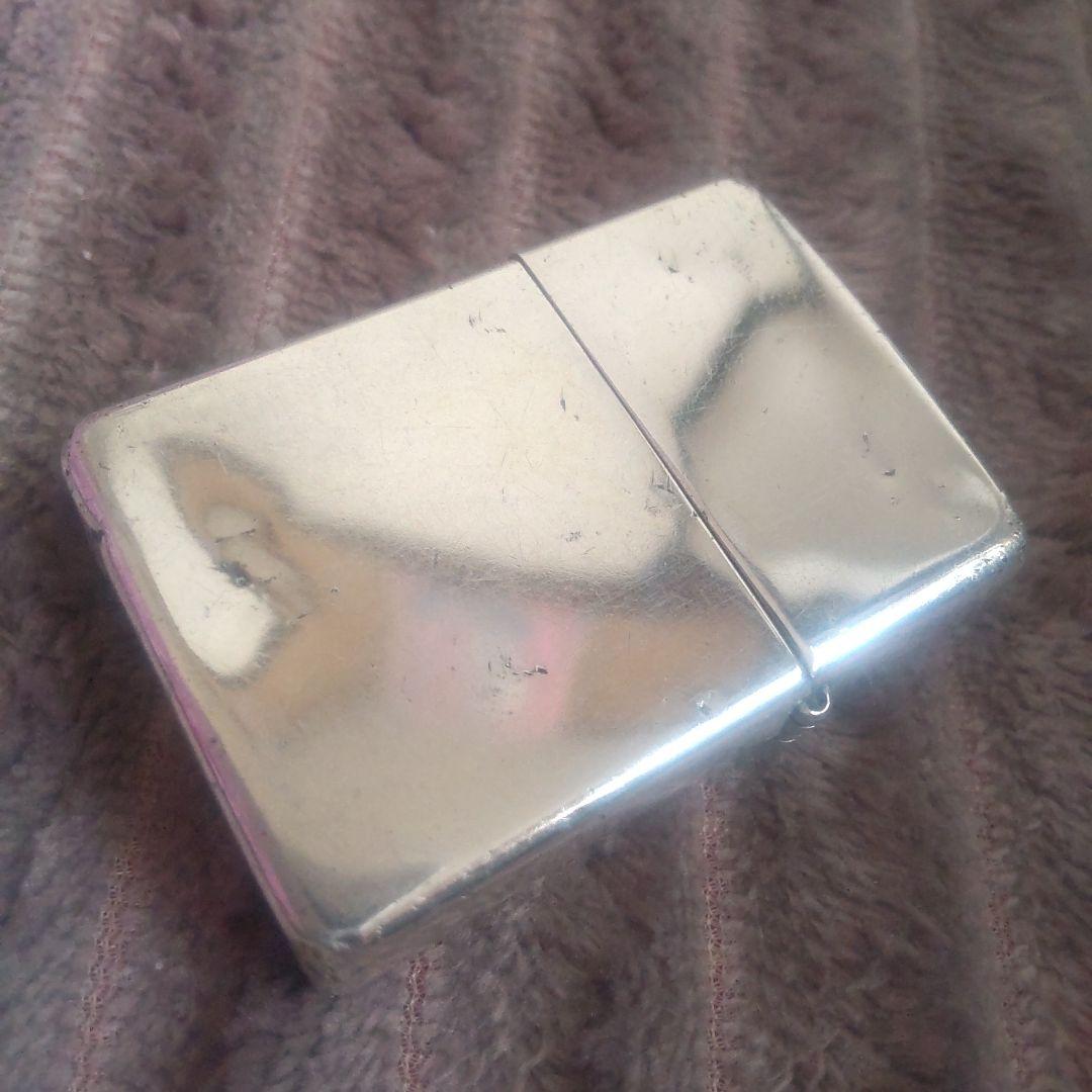 OLDスターリングシルバー ジッポ イン ダイヤ