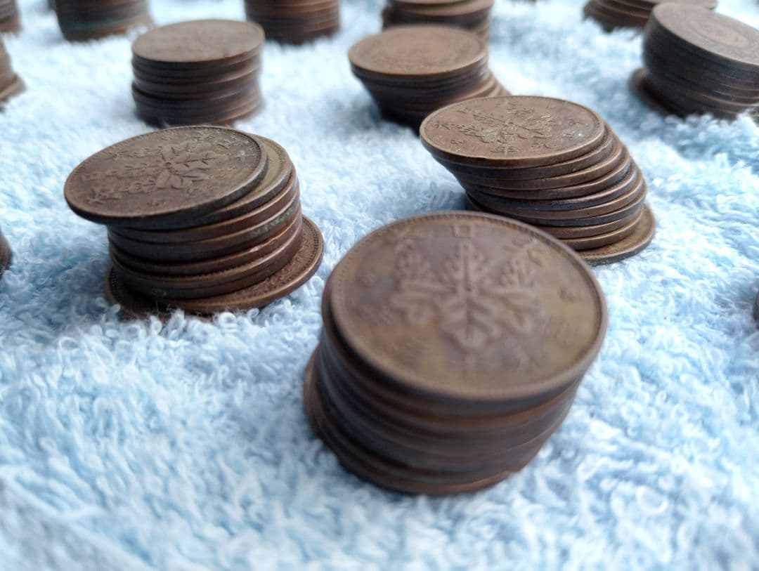 桐一銭銅貨　大正 昭和　中古　約650枚超