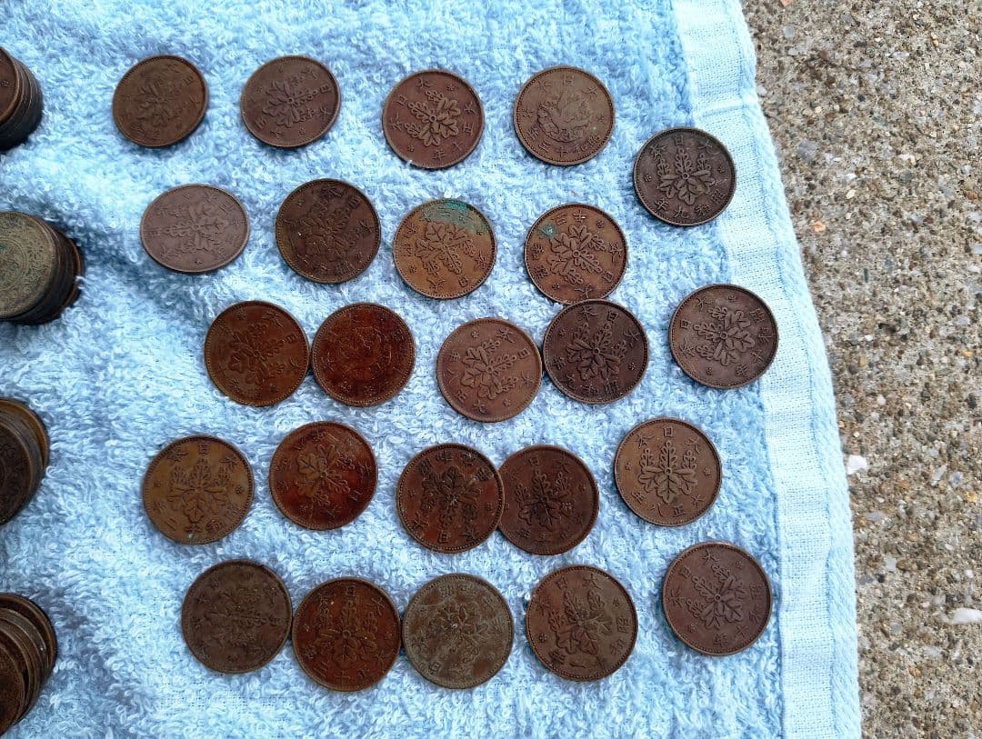 桐一銭銅貨　大正 昭和　中古　約650枚超