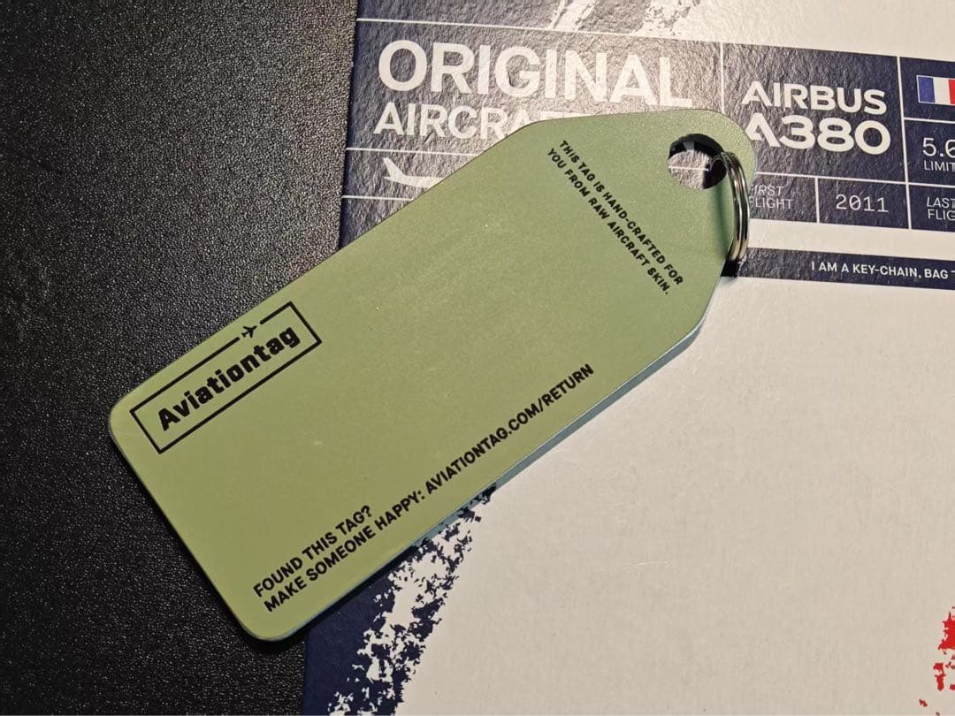 AF Air france Aviationtag A380 コンビ色