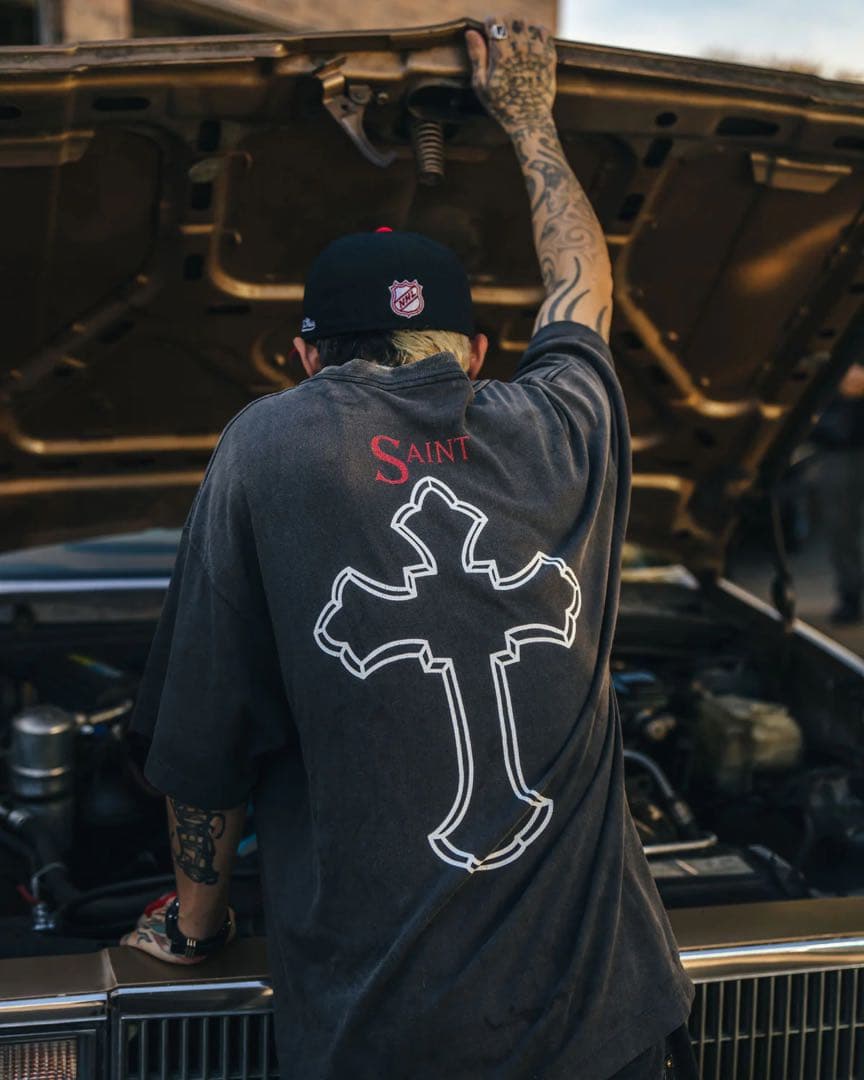 セントマイケル　2PC_SS TEE/2PAC XL