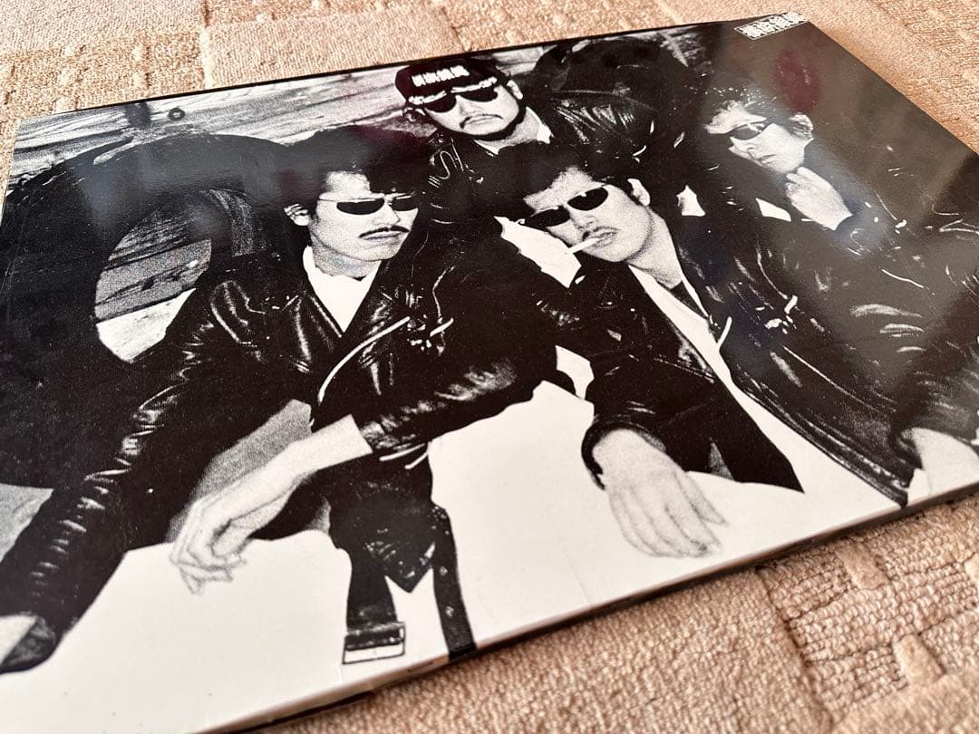 当時のもの　横浜銀蝿　木製パネル　ポスター　40cm✖︎57cm