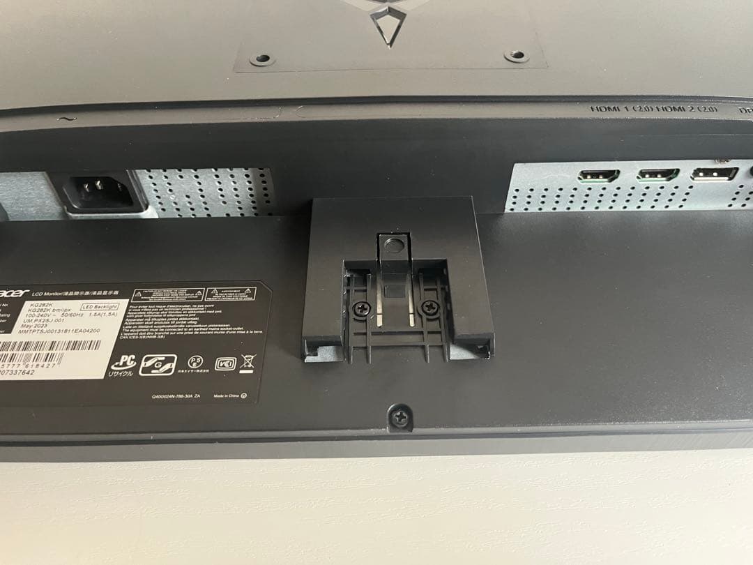 Acer 28インチ 4k モニター KG282Kbmiipx