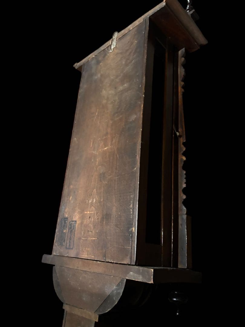 精工舎　ベルリン　柱時計　古時計　振り子　ゼンマイ　ボンボン