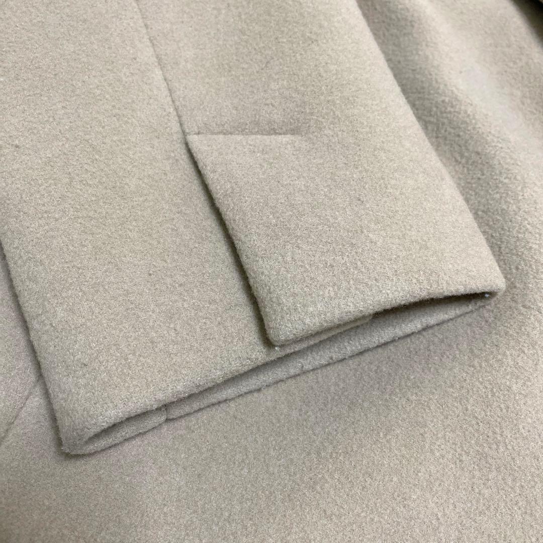 Spick & Span W/Nyモッサジャケットライクコート 38