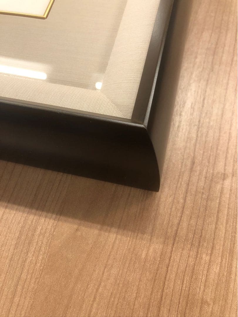 森清範　墨書色紙額　「感謝」