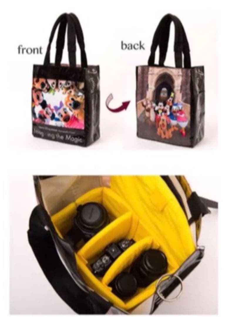 ディズニー  実写　カメラケース　トートバッグ　虻川美香　新品未使用　完売商品