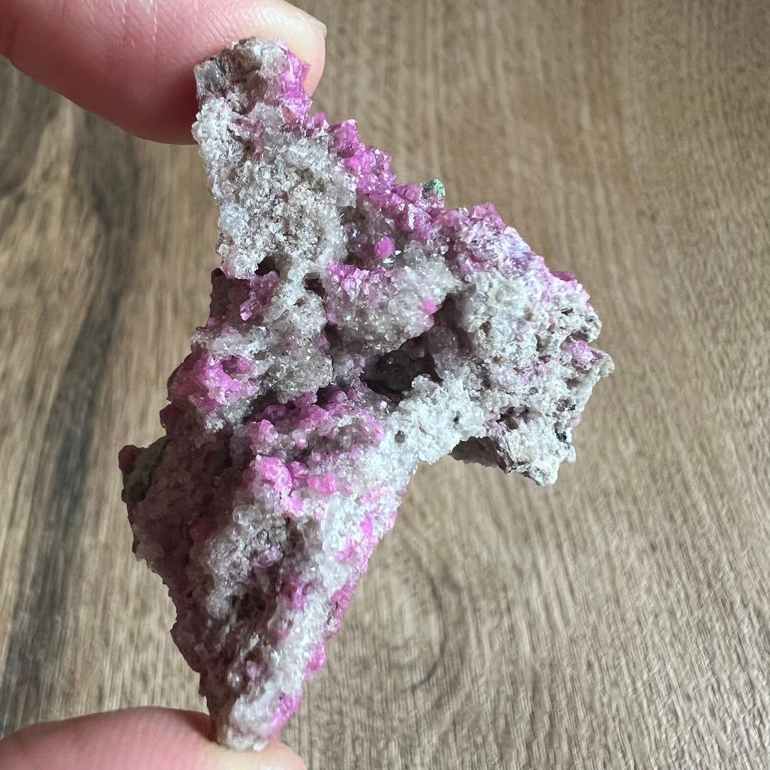 コバルトカルサイト マラカイト ③ 共生 鉱物 標本 原石