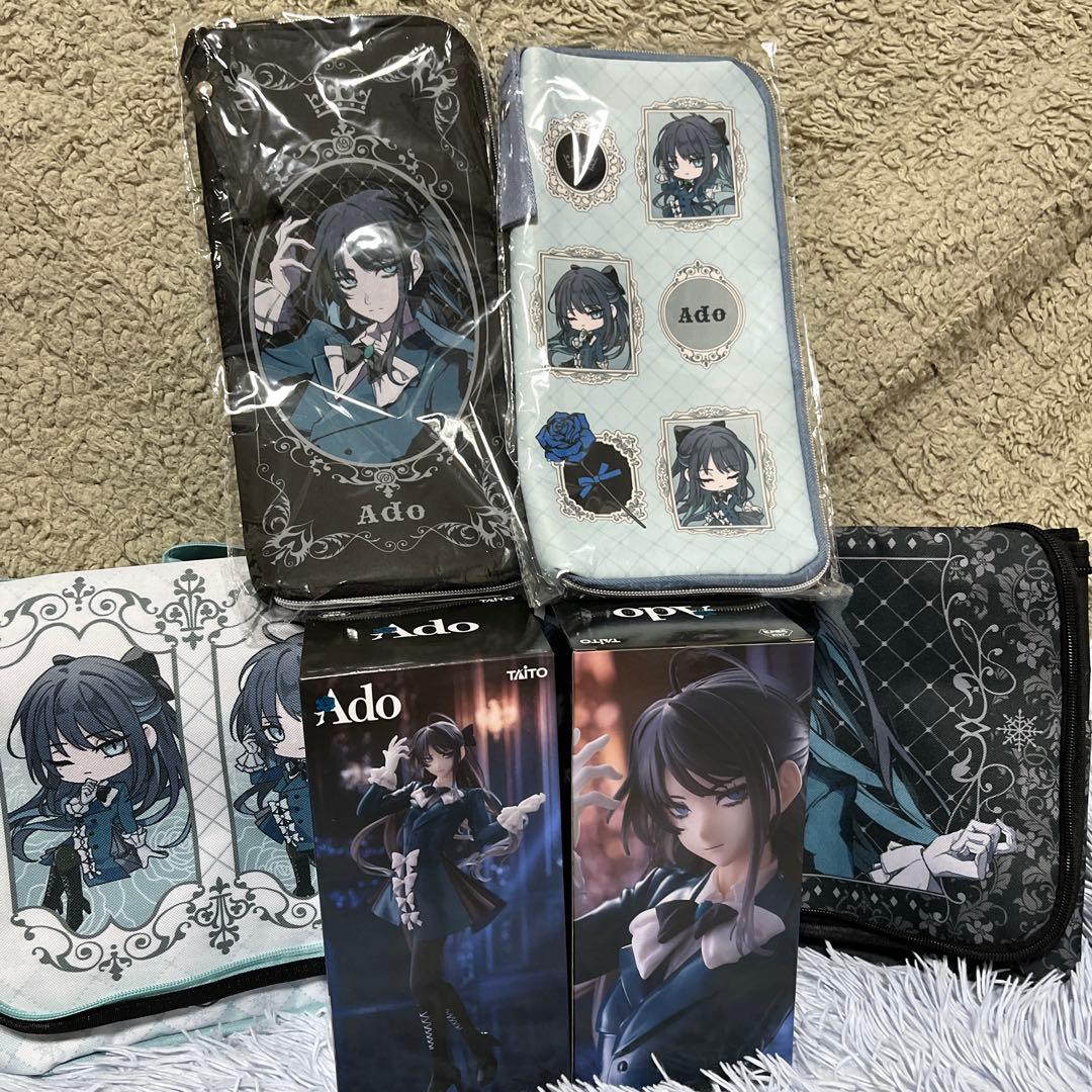 【ラウンドワン限定】Ado　フィギュア＆ペンライトケース＆収納BOX 6点セット