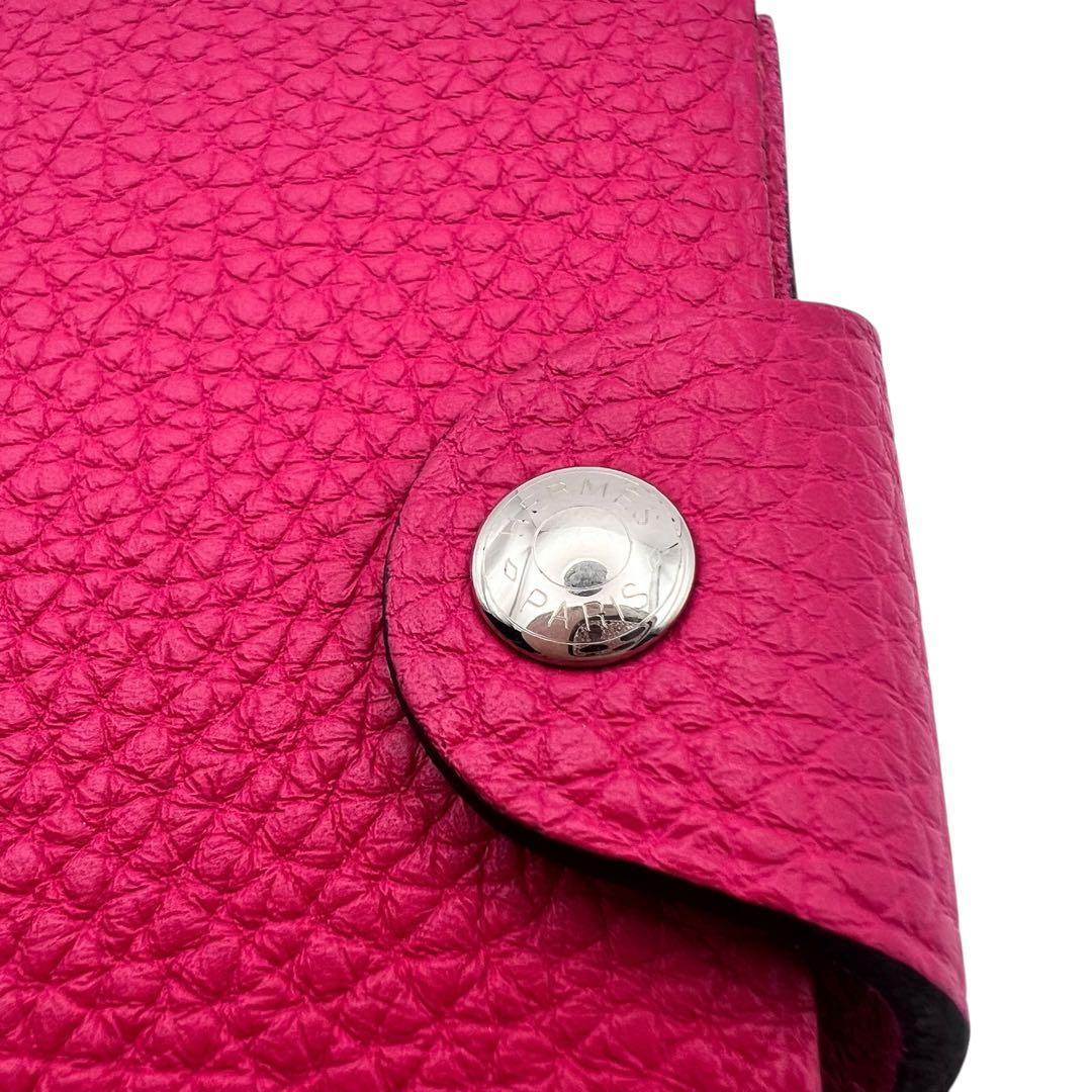 美品✨エルメス　ユリス　ノートブックカバー　トゴレザー　ミニ　ピンク