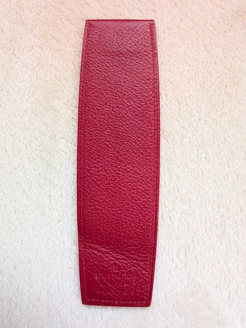 ルイ・ヴィトン 　レザーペンケース 　タイガシリーズレッド　匿名配送　即日発送