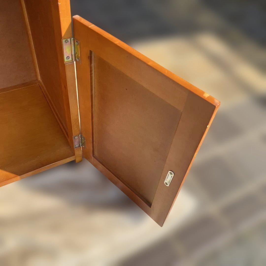 新たに傷入りました！CD 折りたたみデスク&チェア　収納付き　キャスター